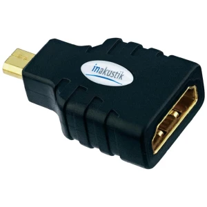 HDMI adapter Inakustik Premium [1x HDMI-utikač D Micro <=> 1x HDMI-utičnica] crn slika