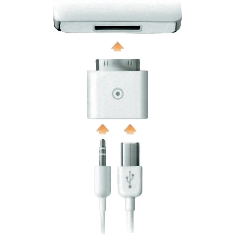 PocketDock Line Out USB adapter MAC LAND [1x Apple Dock-utikač 30pol. <=> 2x JAC slika