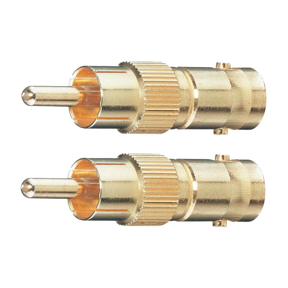 BNC/Činč adapter Oehlbach [1x Činč-utikač <=> 1x BNC-utičnica], pozlaćeni konekt slika