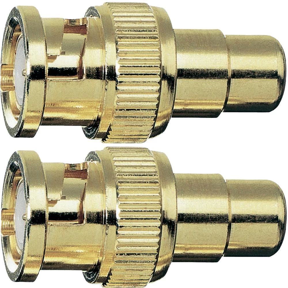 Cinch/BNC adapter Oehlbach [1x Činč-utičnica <=> 1x BNC-utikač] pozlaćeni konekt slika