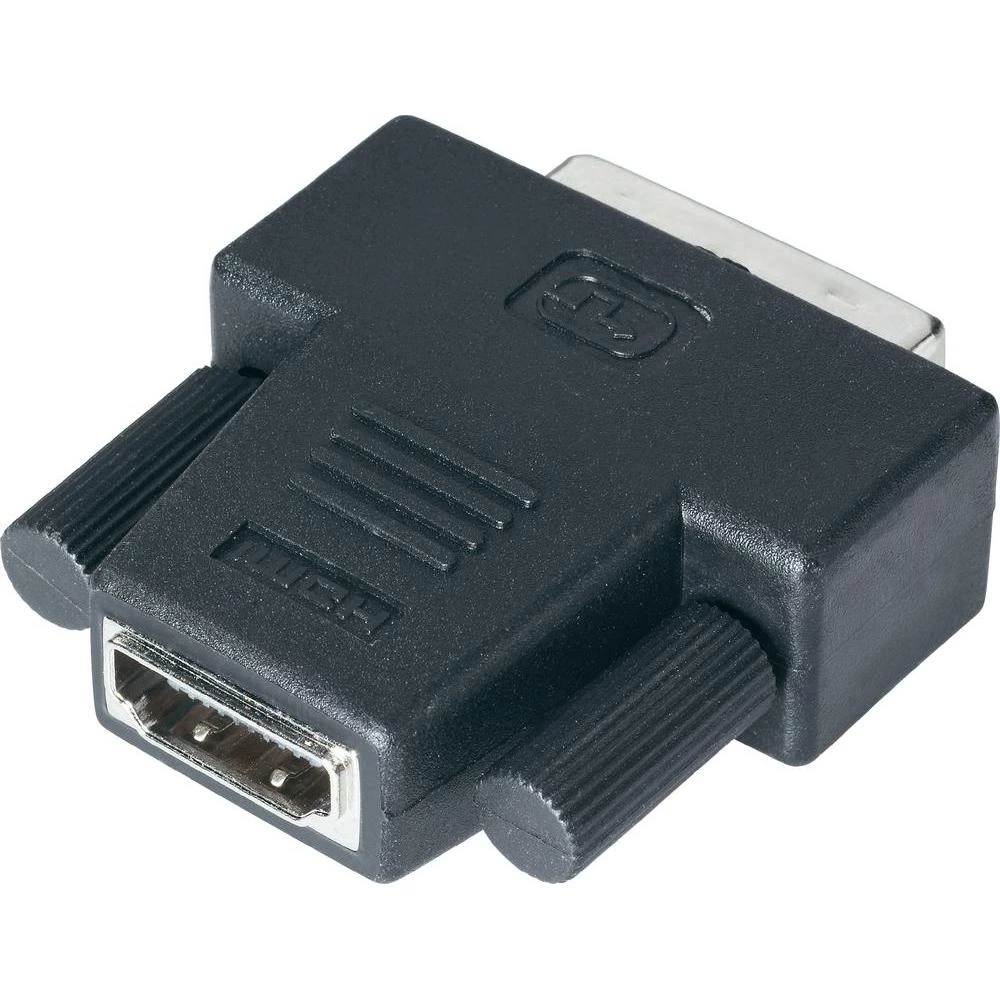 HDMI/DVI adapter Belkin [1x HDMI-utičnica <=> 1x DVI-utikač 24+1pol.] crn, pozla slika