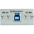 USB multimedijski umetak Oehlbach [1x USB 3.0-utičnica B <=> 1x USB 3.0-utičnica slika
