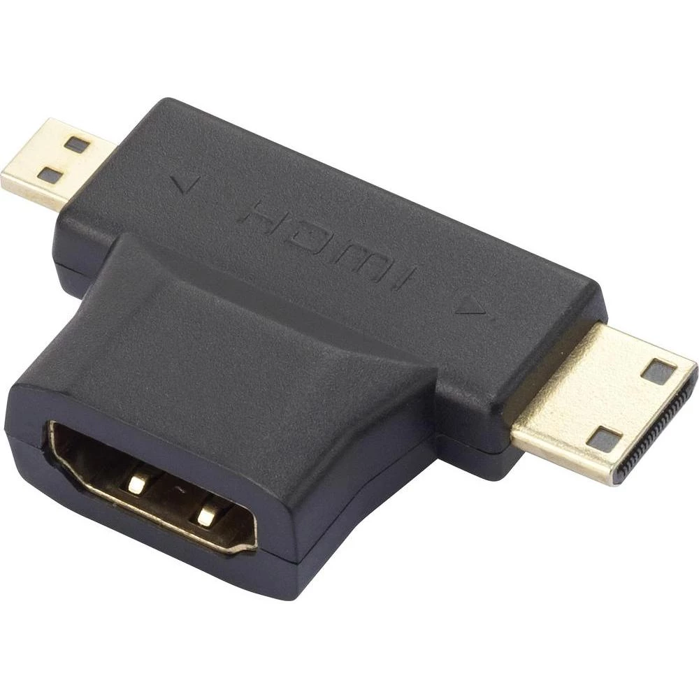 HDMI Y adapter SpeaKa Professional [1x HDMI utikač C Mini, HDMI utikač D mikro < slika