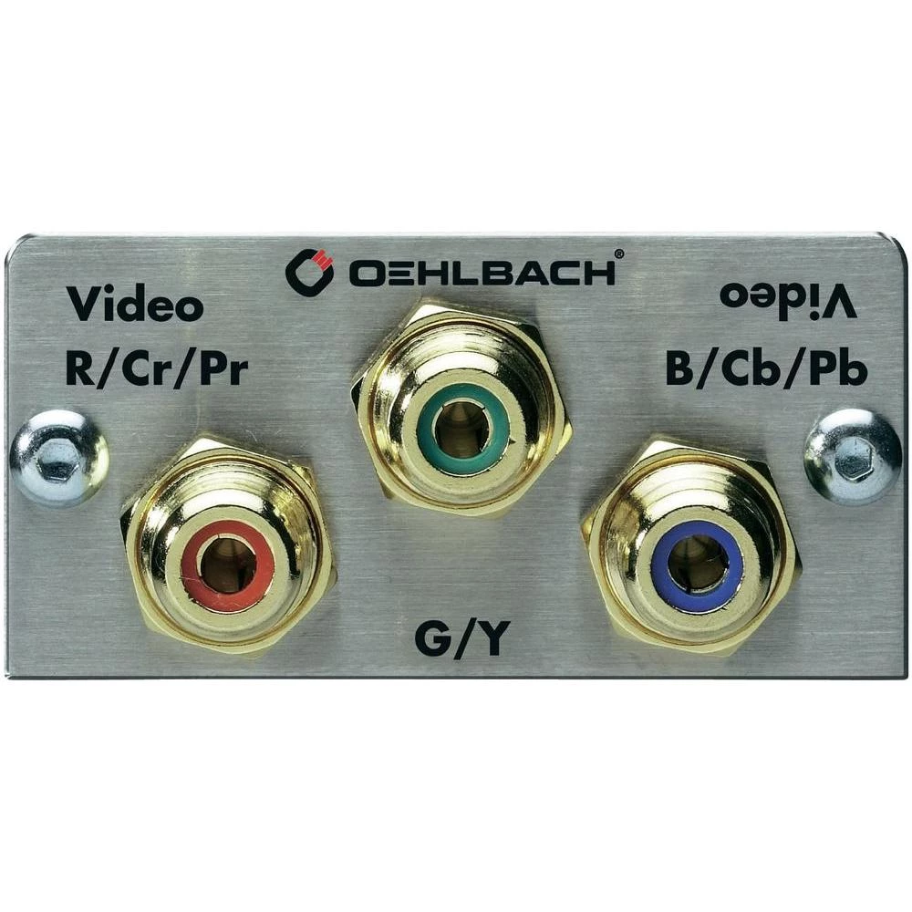 inč multimedijski umetak Oehlbach [3x Činč-utičnica <=> 1x otvoreni kraj] 0m, sr slika