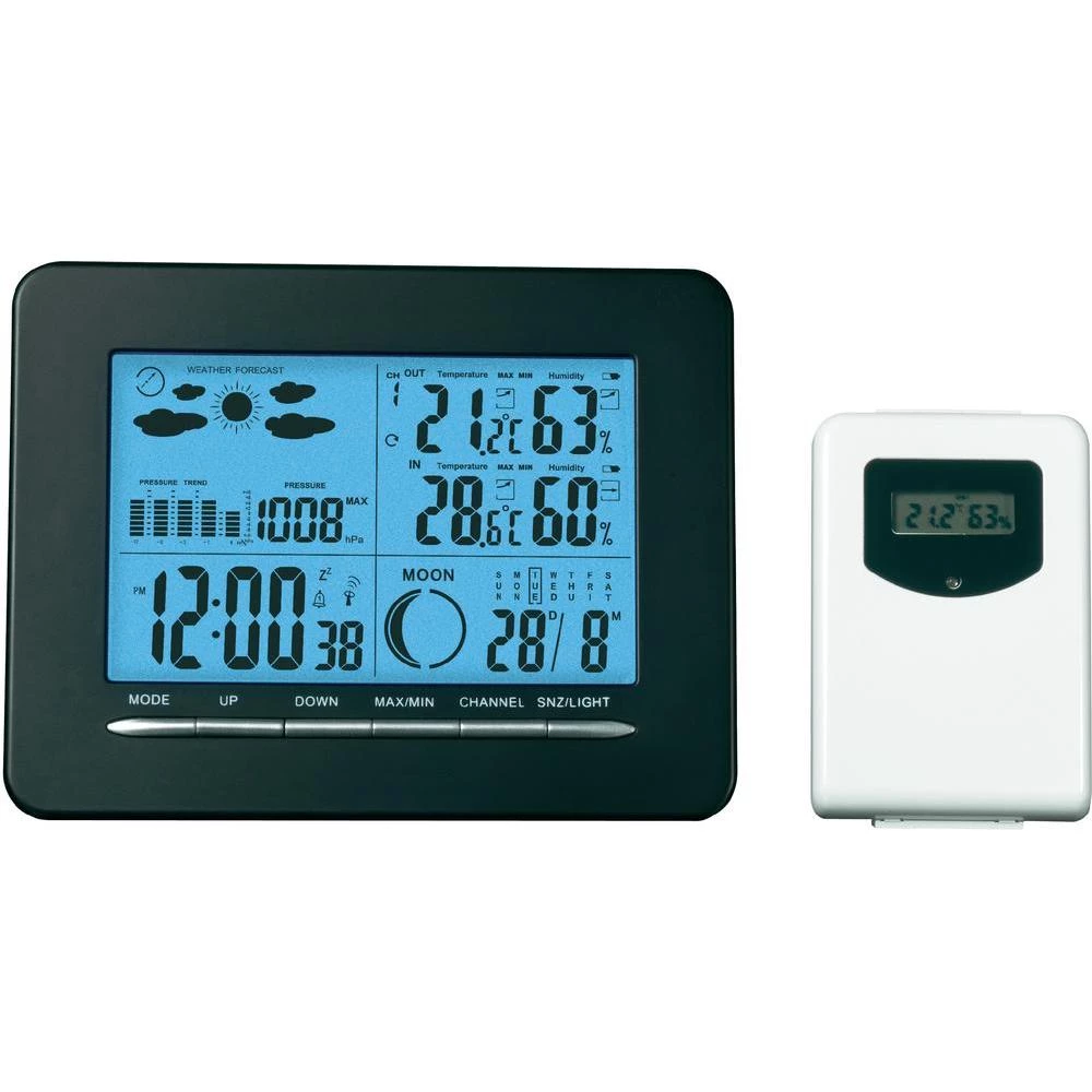 Bežična vremenska stanica S3318P + Mini termo- /hygrometar ETH 5500 slika