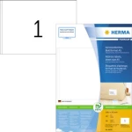 Herma 8690 Etikete 148.5 x 205 mm Papir Bijela 400 ST Naljepnice za adrese, Univerzalne naljepnice Tinta, Laser, Kopija
