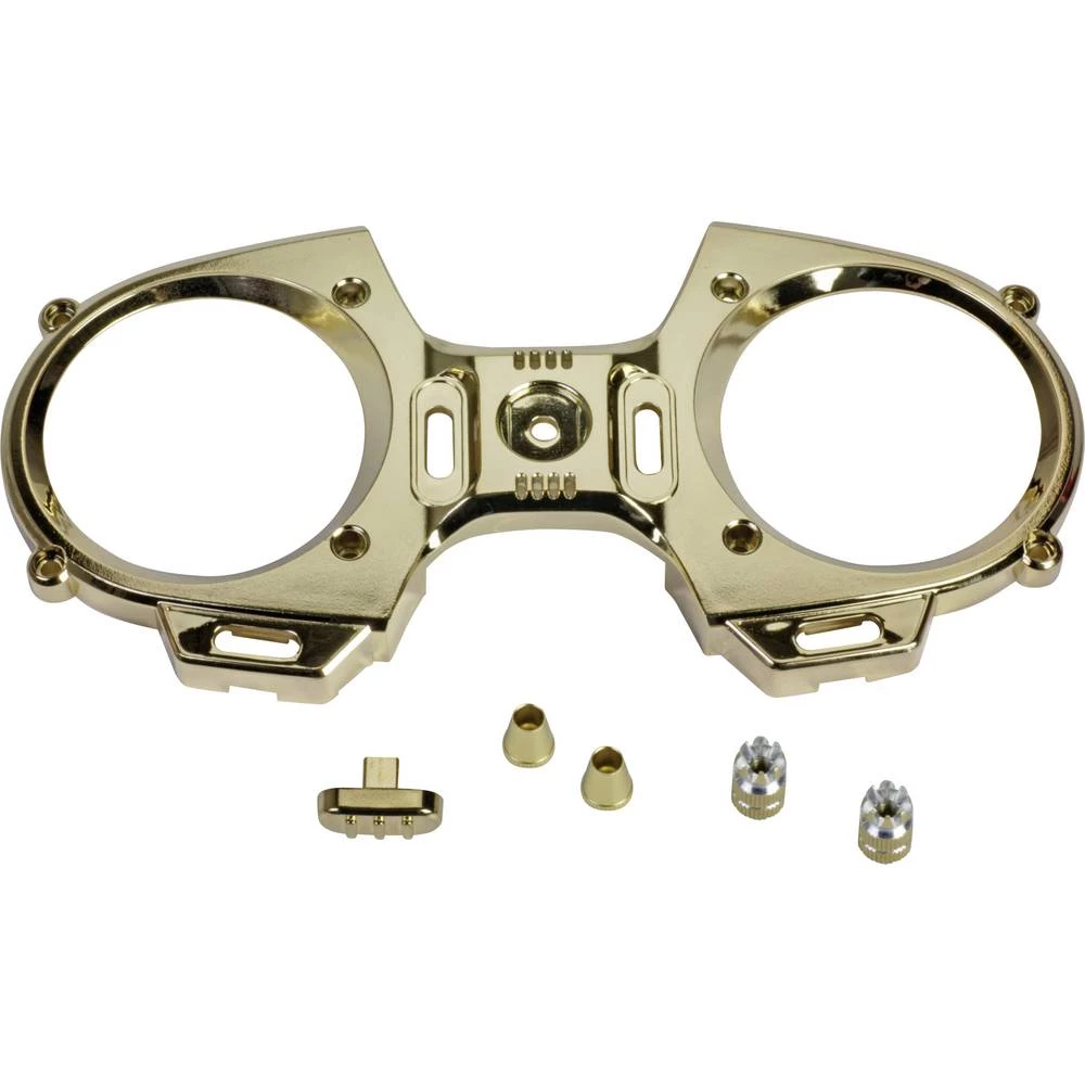 mz-12/mz-12 PRO prednja ploča, poklopac prekidača i štap zlatne boje Graupner 1 ST slika