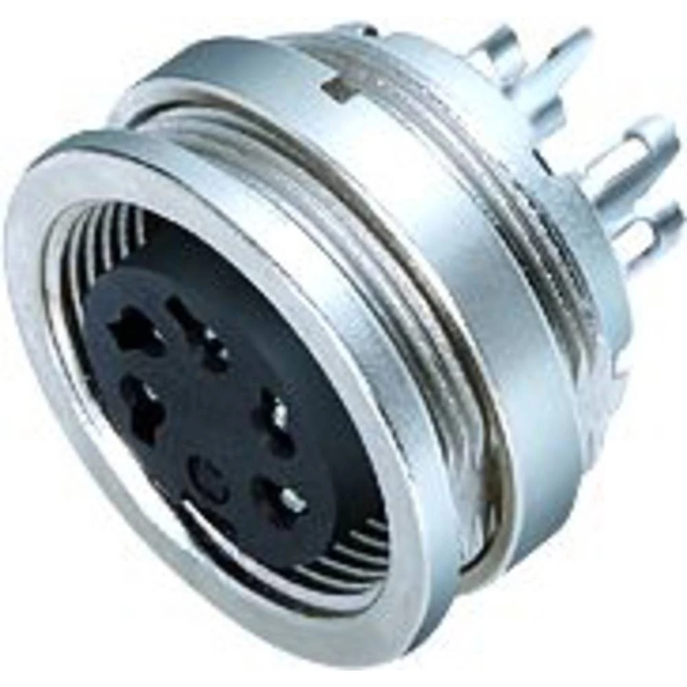 binder 09 0324 09 06-20 utičnica s prirubnicom žženski konektor, ravni Ukupan broj polova: 6 Serija (Okrugli utični kone slika