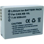 Baterija za kameru Conrad energy 7.4 V 650 mAh zamjenjuje originalnu bateriju NB