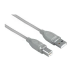 USB 2.0 priključni kabel [1x USB 2.0 utikač A - 1x USB 2.0 utikač B] 7.50 m sivi