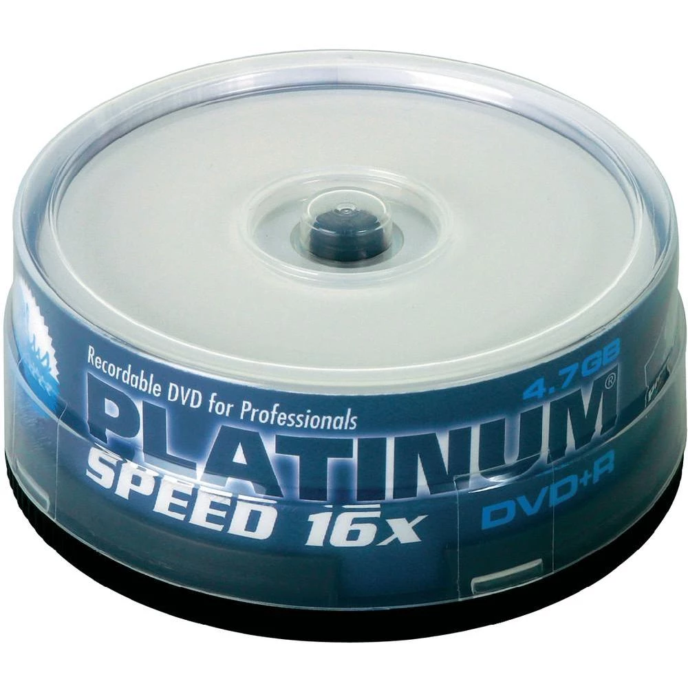 DVD+R prazni Platinum 100121 4.7 GB 25 kom. okrugla kutija ispisiv slika