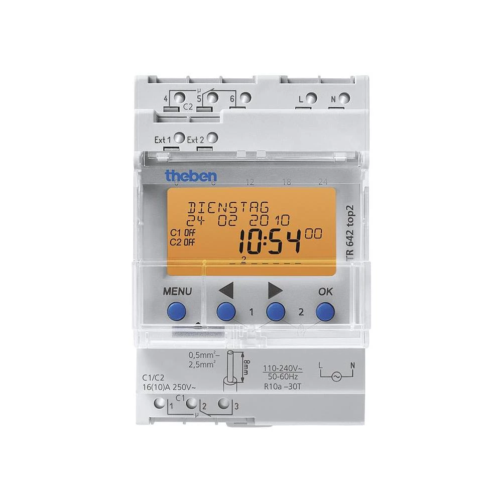 Vremenski prekidač za DIN šine Theben slika