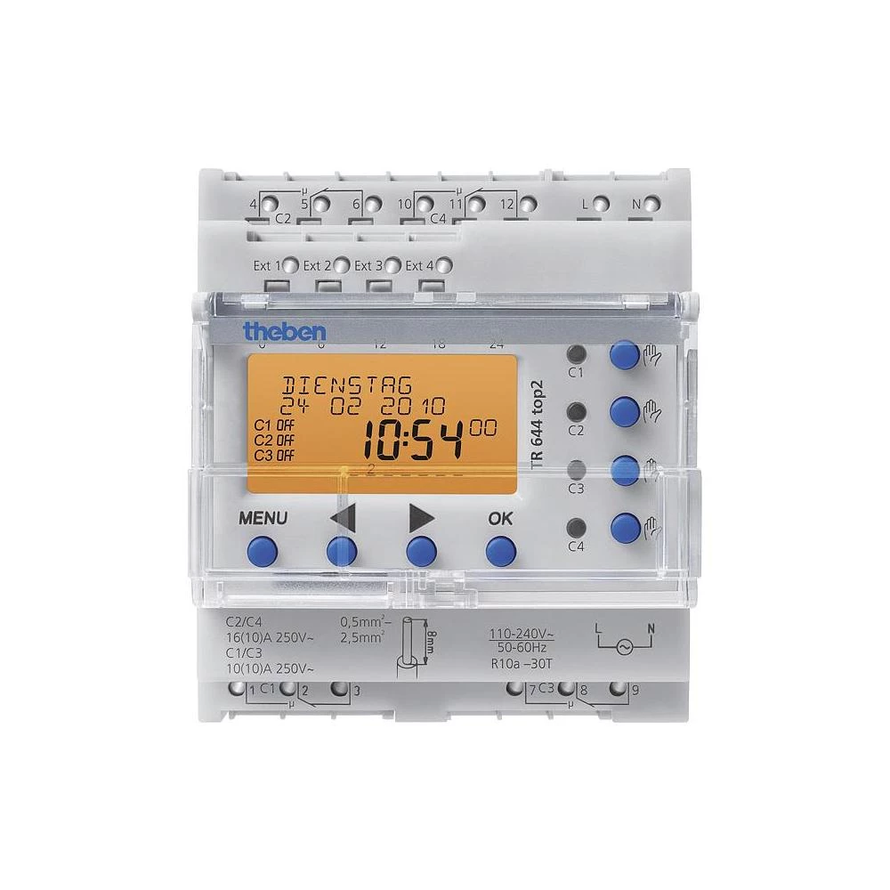 Vremenski prekidač za DIN šine Theben slika