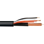 ABUS-RG59-Video kabel, vanjski, trižilni, +2x0.75mm, +2x0.22mm, crn, 250m