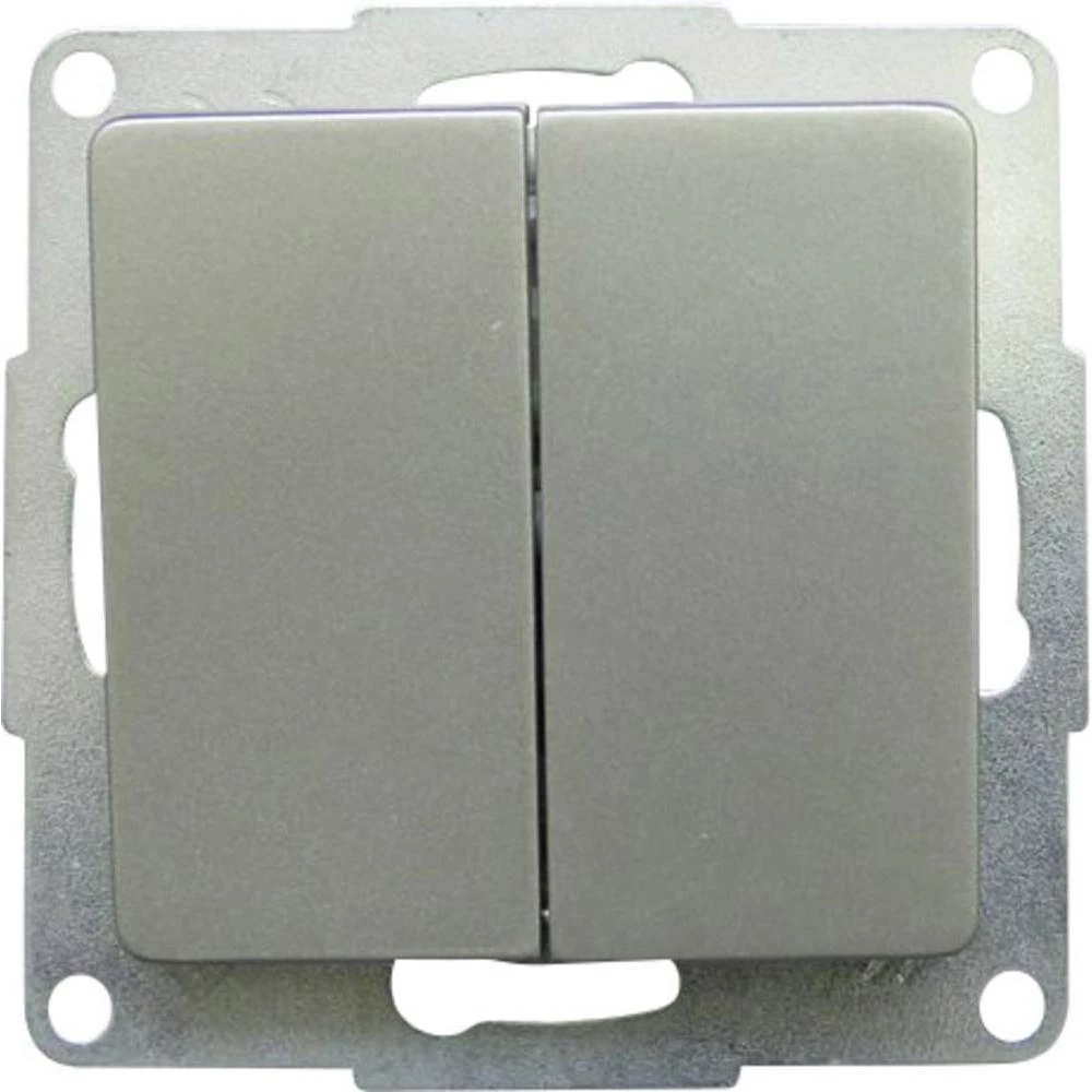 GAO ugradni dio serijski prekidač, Nova nikal (satinirani) 4251 slika