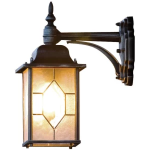 Vanjska zidna svjetiljka Milano viseća 7248-759 Konstsmide E27 75 W crna/srebrna slika