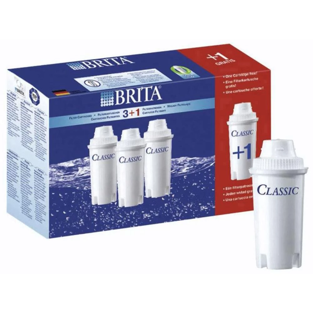 Patrona za filter za vodu 020545 Brita Classic bijela 3+1 paket slika