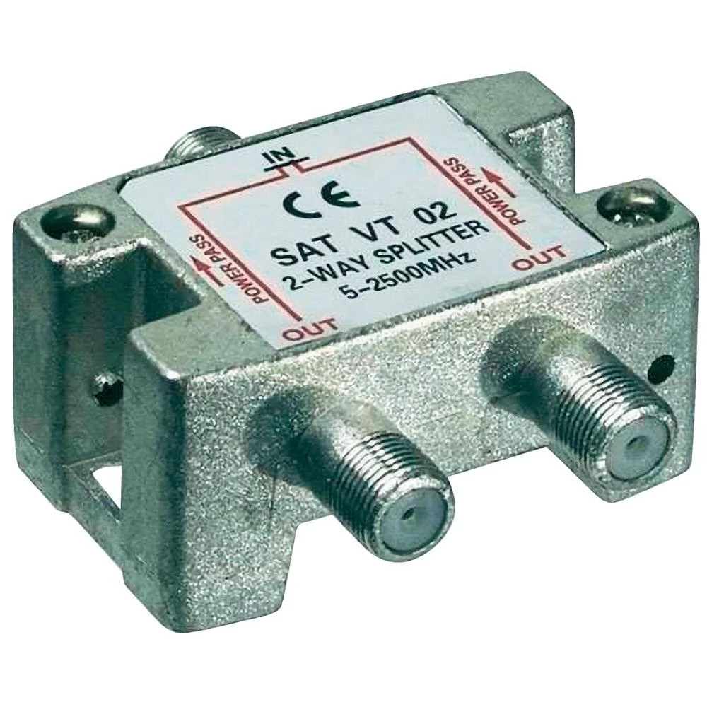 SAT razdjelnik Goobay 2-struki, 1x ulaz, 2x izlaz slika