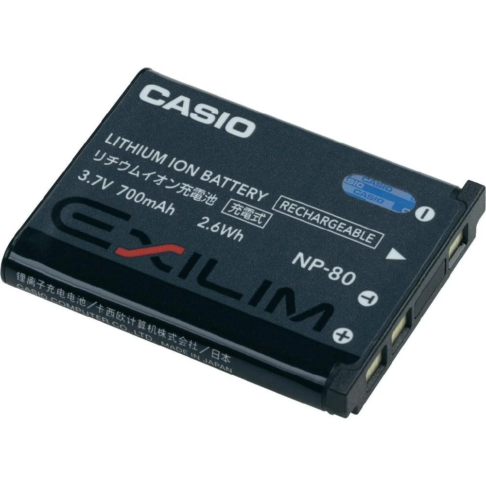 Baterija za kameru Casio zamjenjuje originalnu bateriju NP-80 3.7 V 700 mAh slika