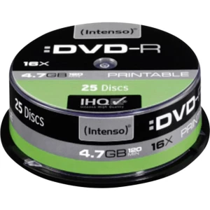 DVD-R prazni Intenso 4801154 4.7 GB 25 kom. okrugla kutija ispisiv slika
