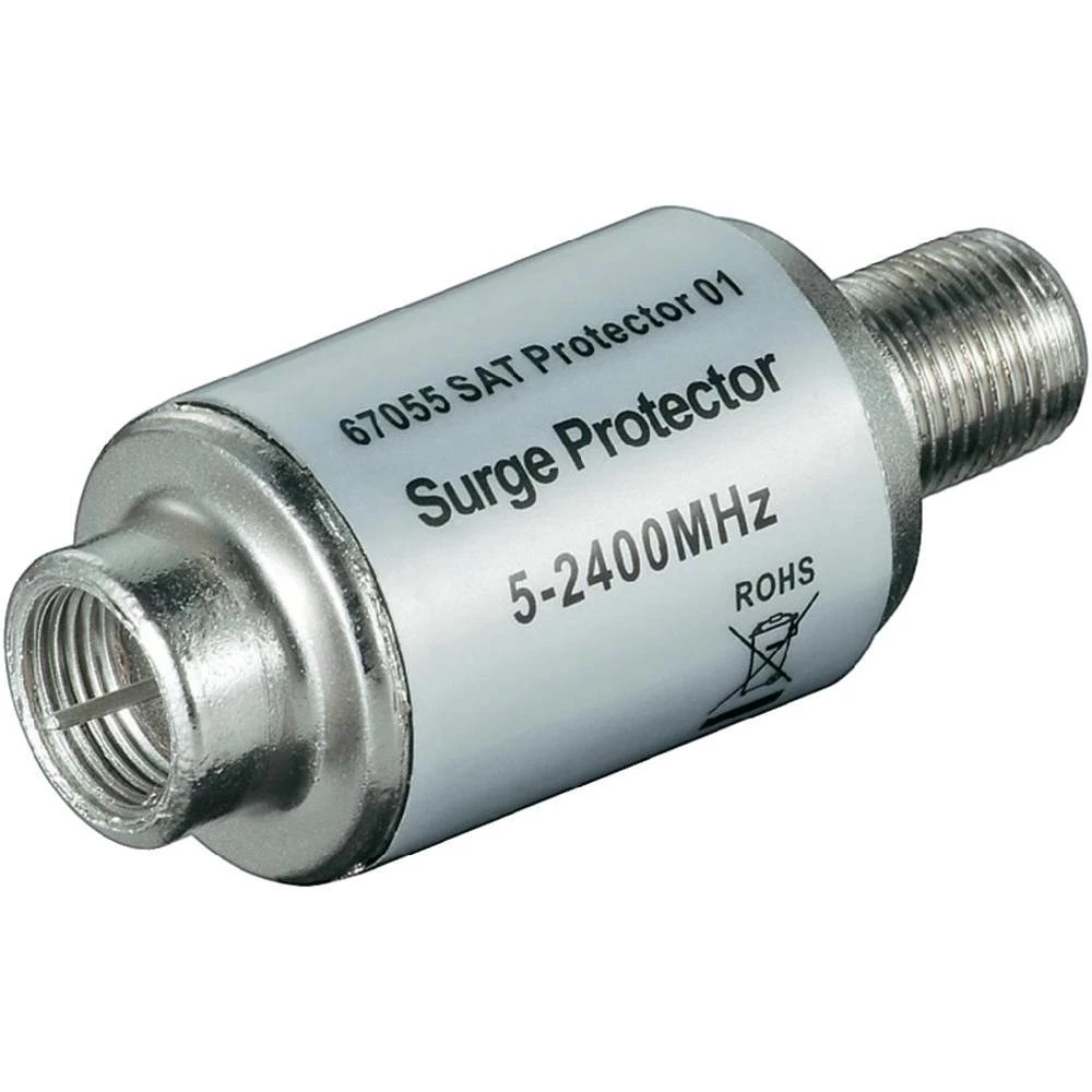 SAT zaštita od prenapona F ženski konektor / F muški konektor slika