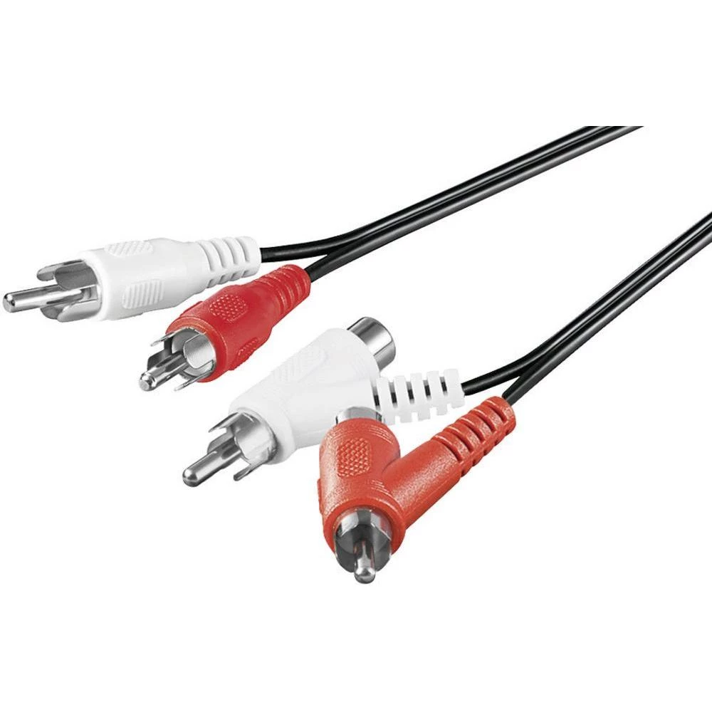 inč audio priključni kabel Goobay [1x činč utikač, činč utikač - 2x činč utikač, slika