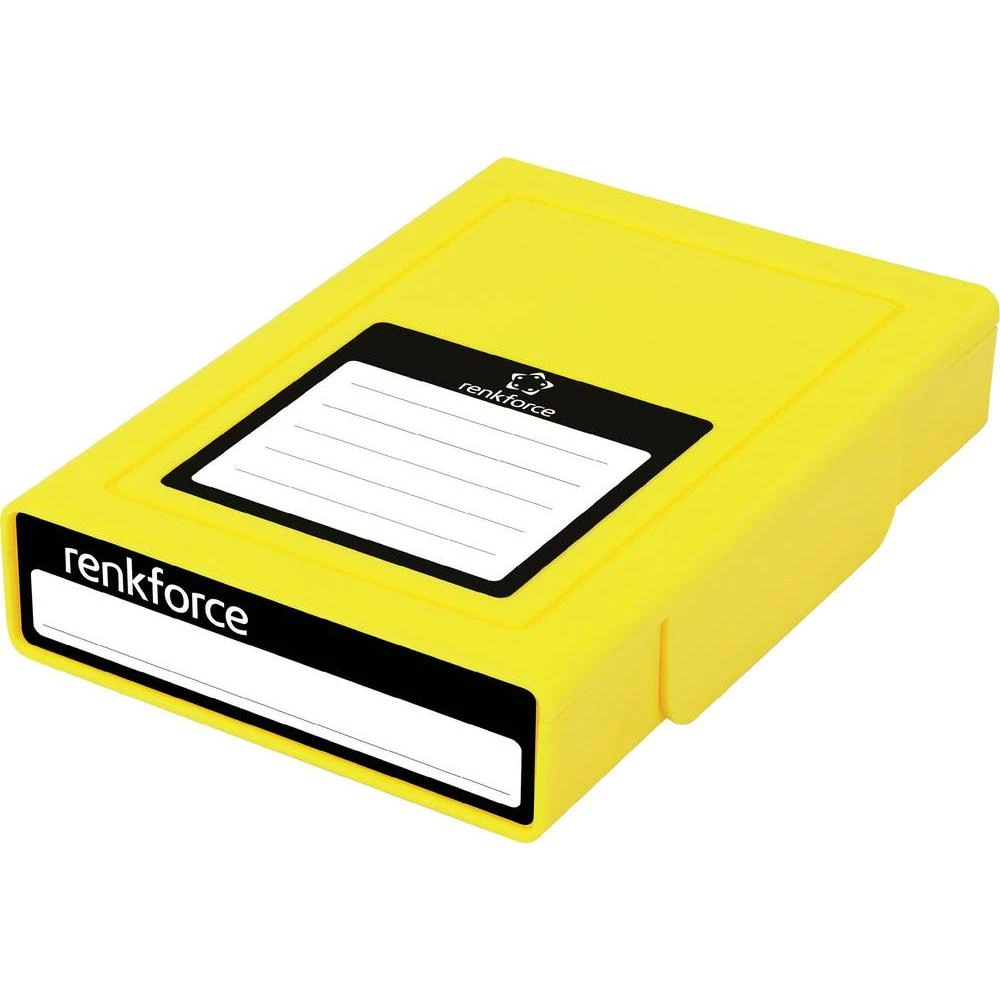 Kutija za pohranjivanje univerzalnih tvrdih diskova Renkforce HY-EB-8500 žuta slika