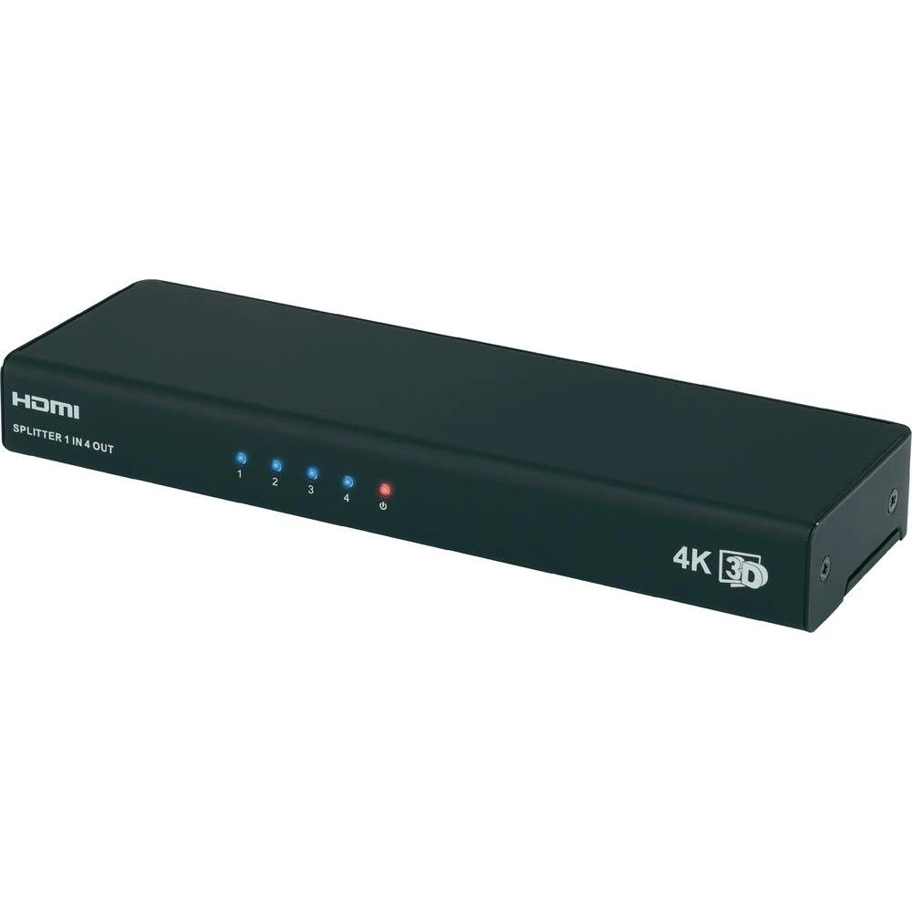 4 struki HDMI-razdjelnik Ultra HD, ugradnji repetitor, sa funkcijom ekvilajzera, slika