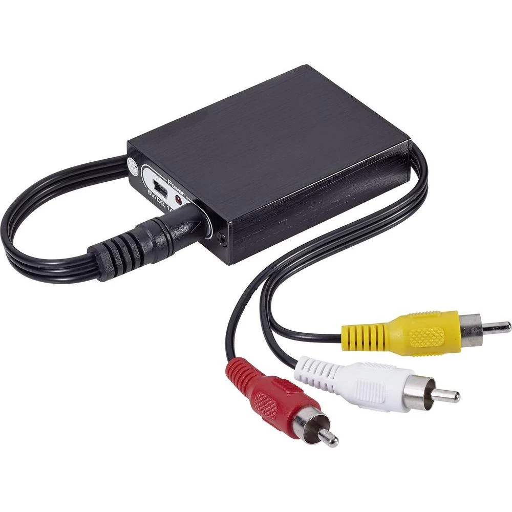 Cinch / HDMI AV petvarač [3x Cinch-utičnica => 1x HDMI-utičnica] 1920 x 1080 Pix slika