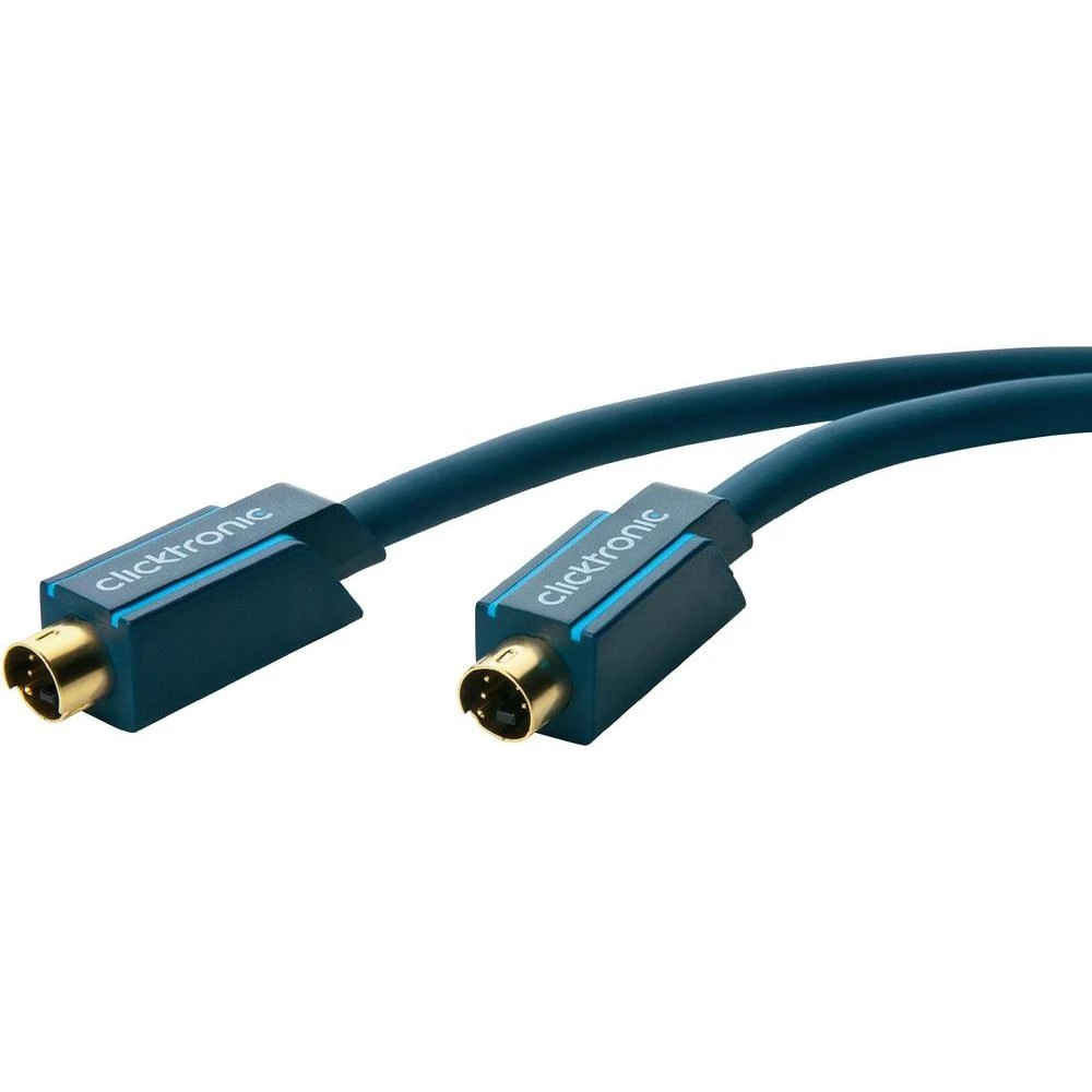 Priključni kabel S-video AV [1x S-video utikač - 1x S-video utikač] 3 m clicktro slika