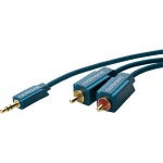 Jack / činč audio priključni kabel clicktronic [1x jack utikač 3.5 mm - 2x činč