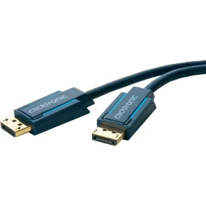 DisplayPort priključni kabel clicktronic [1x DisplayPort utikač <=> 1x DisplayPo slika