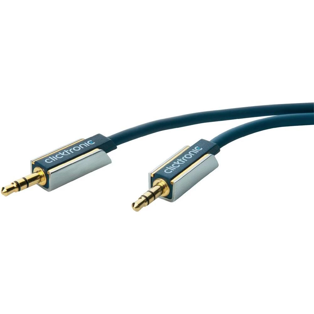 Jack audio priključni kabel clicktronic [1x jack utikač 3.5 mm - 1x jack utikač slika