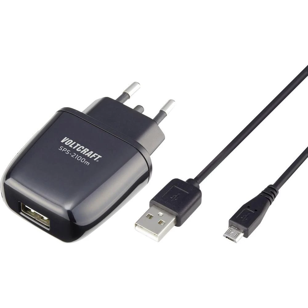 Punjač sa USB priključkom, 2-dijelni komplet utičnice VOLTCRAFT SPS-2100m izlazn