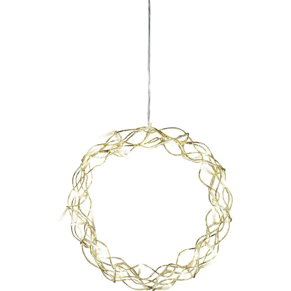 Dekoracija za prozor Vijenac LED Konstsmide 2890-803 zlatna slika