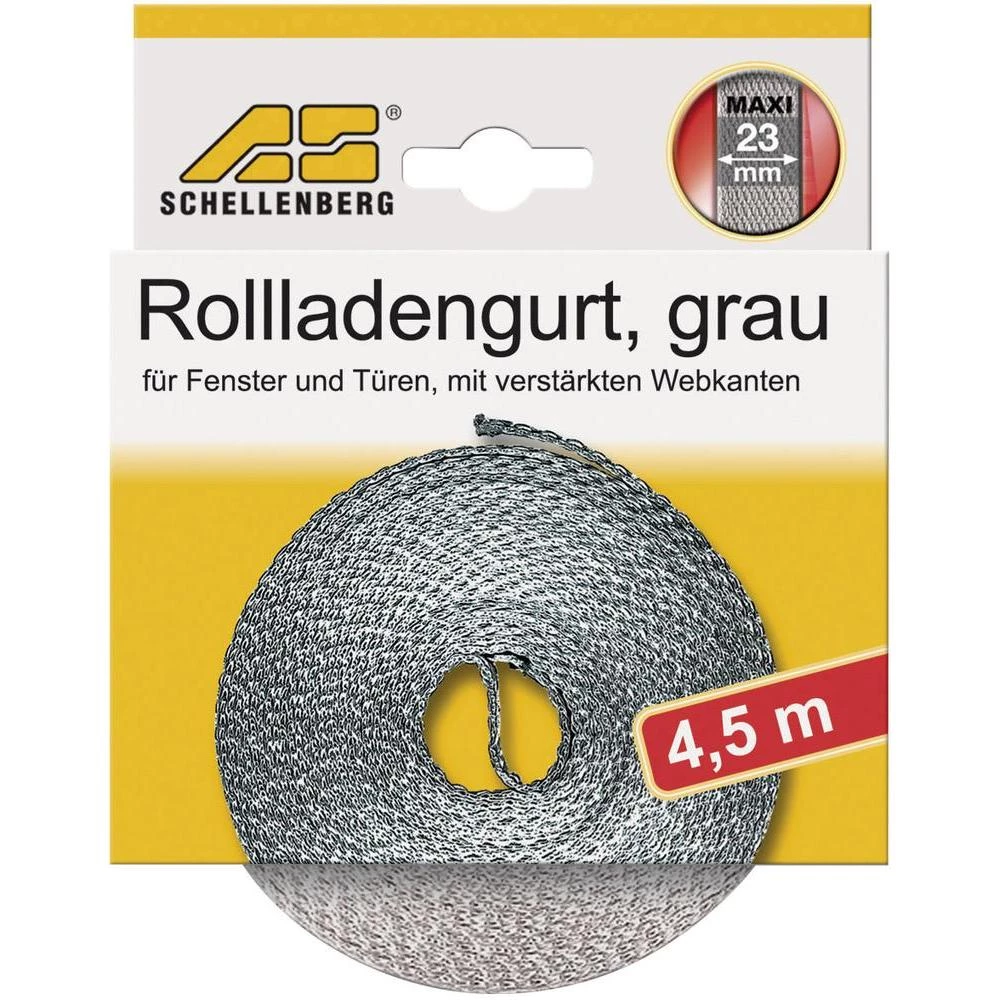 Traka za rolete Schellenberg maxi, 23 mm/4,5 m, siva 34502 slika