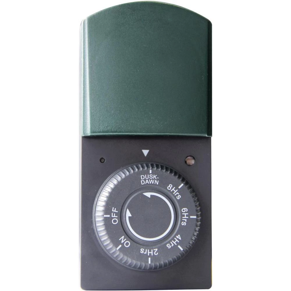 Tajmer na utikaču GAO analogni, dnevni program 2, 4, 6, 8 h, 1000 W IP44, funkci slika