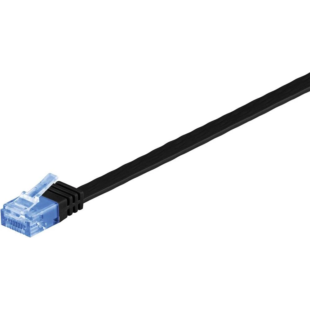 RJ45 mrežni priključni kabel CAT 6A U/UTP [1x RJ45 utikač - 1x RJ45 utikač] 1 m slika