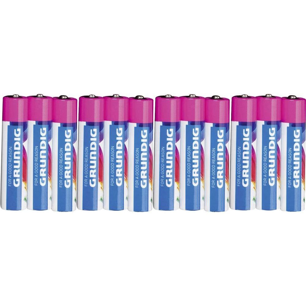 Micro (AAA) baterija Power++ LR03 Grundig alkalno-manganska 1.5 V 12 komada slika