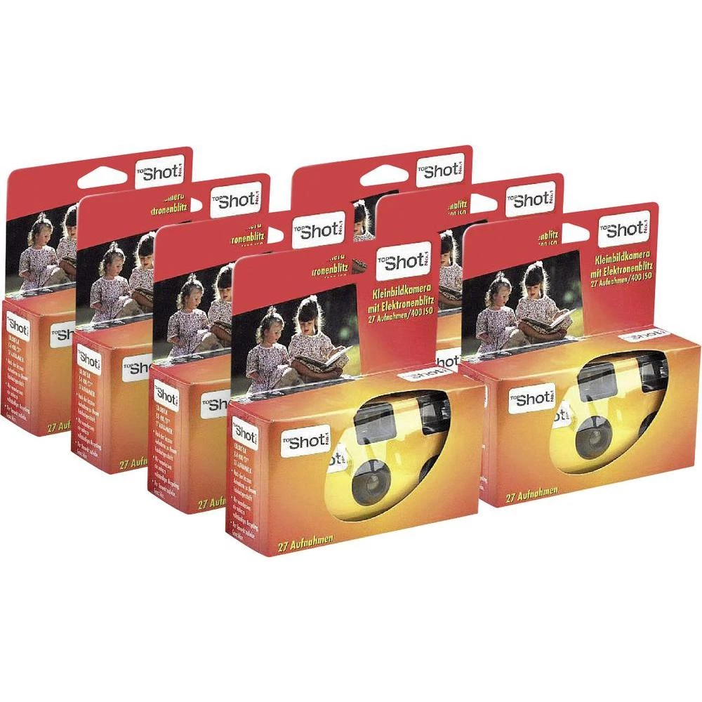 Jednokratni fotoaparat Flash Topshot 7-dijelni paket slika