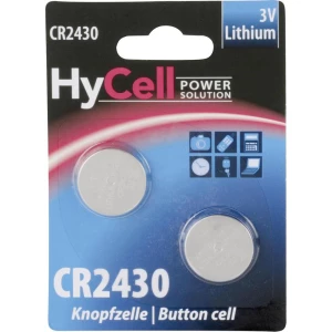 Gumbasta baterija CR 2430 HyCell Lithium CR 2430 300 mAh 3 V 2 komada slika