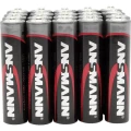 Micro (AAA) baterija LR03 Red-Line Ansmann alkalno-manganska 1.5 V 20 komada slika