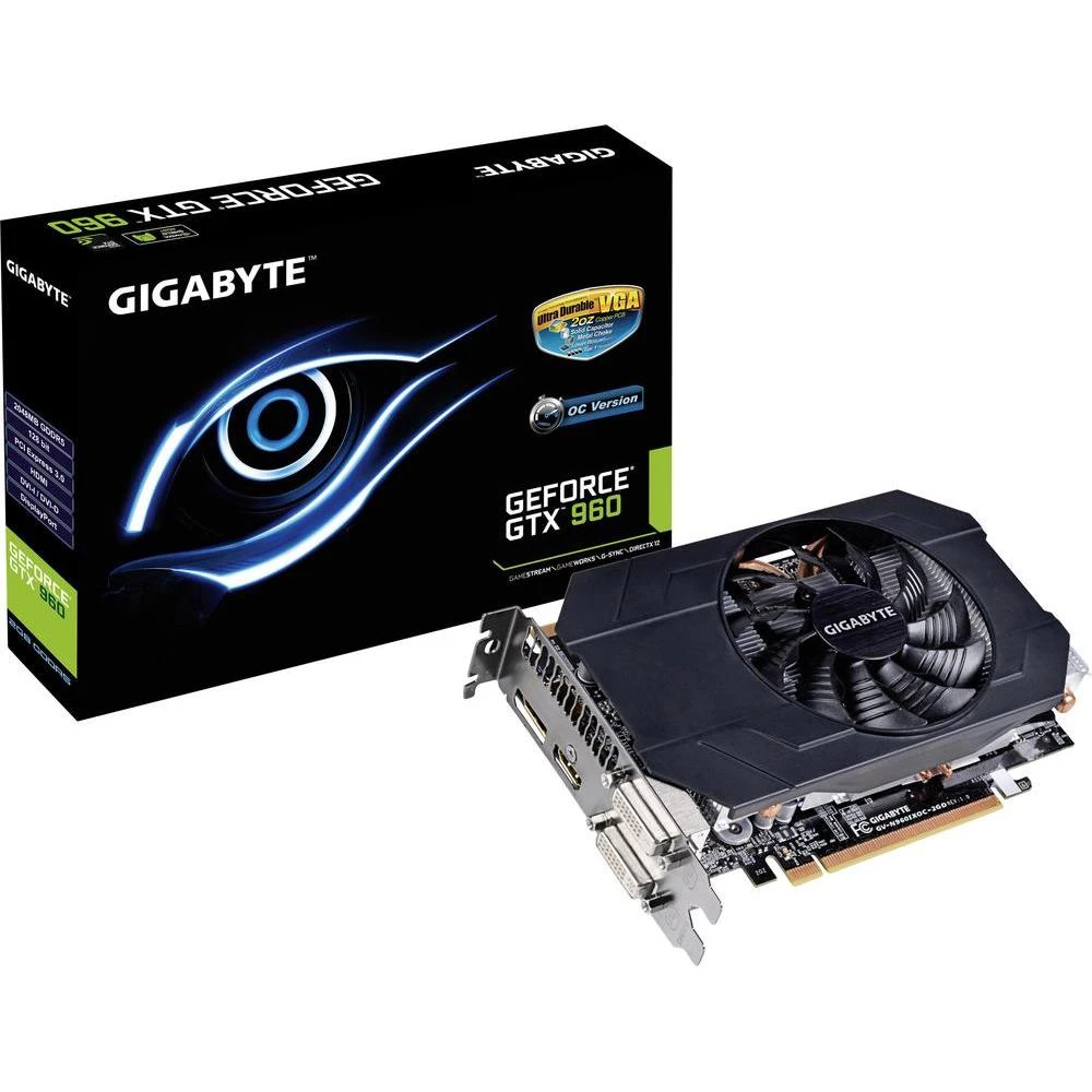 Grafička kartica Nvidia GeForce GTX960 Gigabyte 2 GB GDDR5-RAM DVI, HDMI™, Displ slika