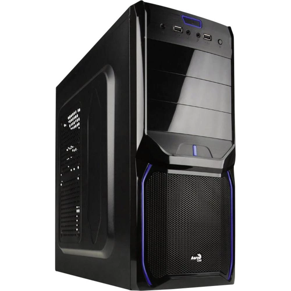 Kućište za igranje Midi-Tower AeroCool GESI-169 crna, plava slika