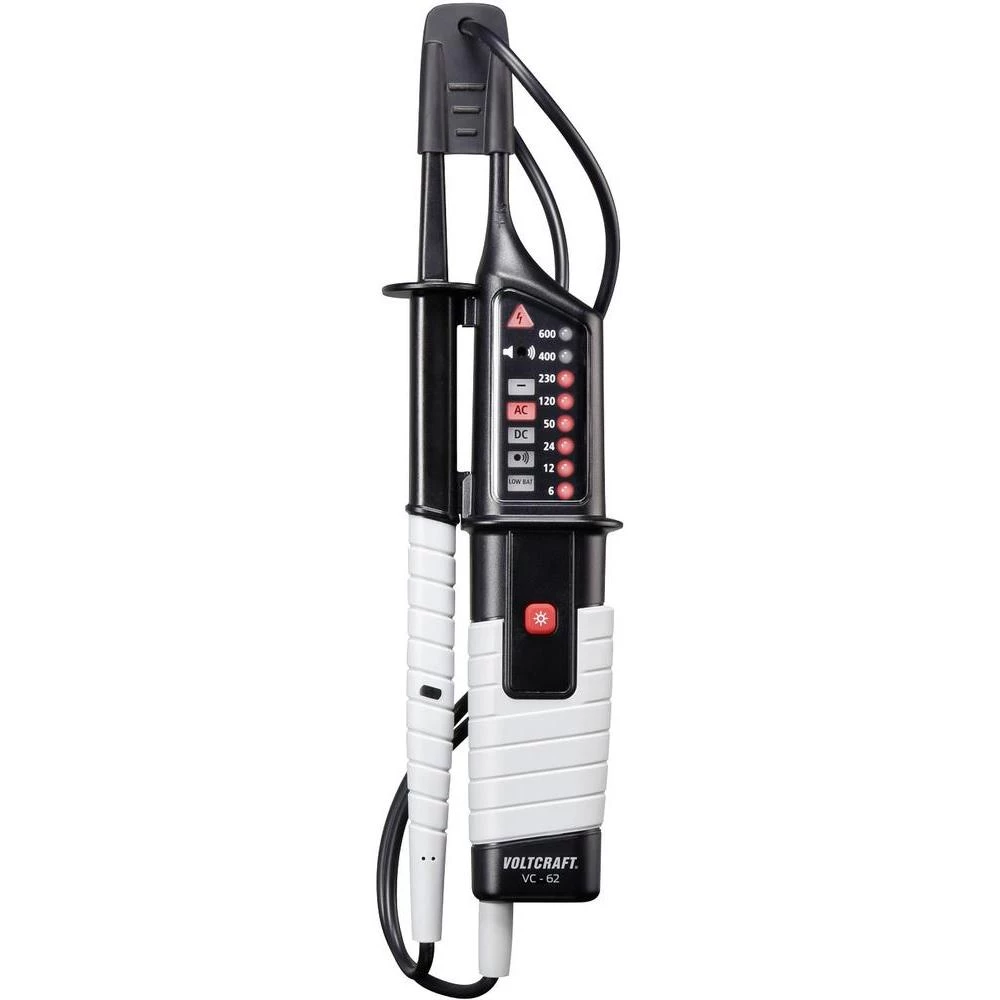 VOLTCRAFT VC 62 dvopolni ispitivač napona 6 - 600 V AC/DC LED/zujalica slika