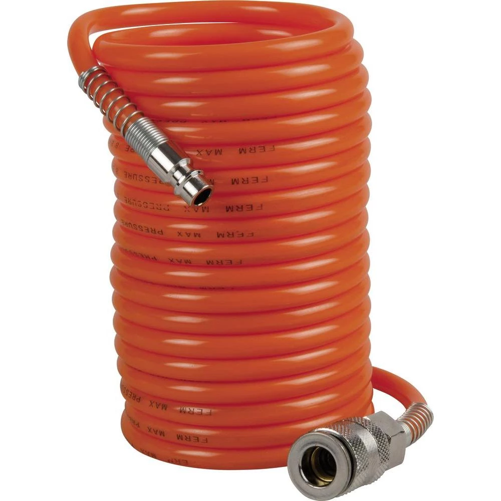 Spiralna pneumatska cijev Ferm 5m ATA1026 5 m radni tlak maks. 8 bara slika