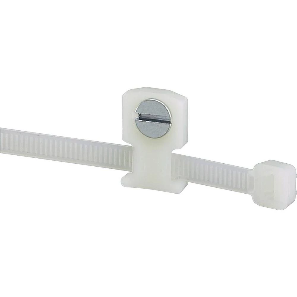 Držač kabelskih vezica, pričvršćuje se vijkom LPMM-S2-C prirodna boja sadržaj: 1 slika