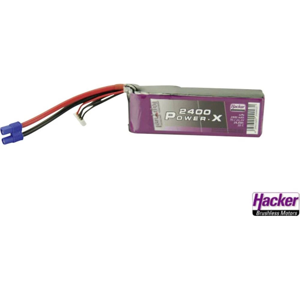 Baterijski paket za modele Hacker (LiPo) 11.1 V 2400 mAh 35 C, EC3 utični sustav slika
