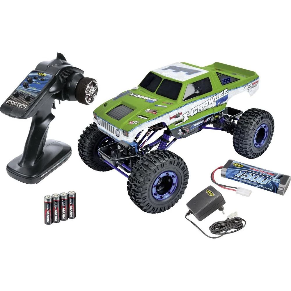 Crawlee Carson Brushed 1:10 RC Model električni Crawler 4WD 100% RtR 2.4 GHz slika