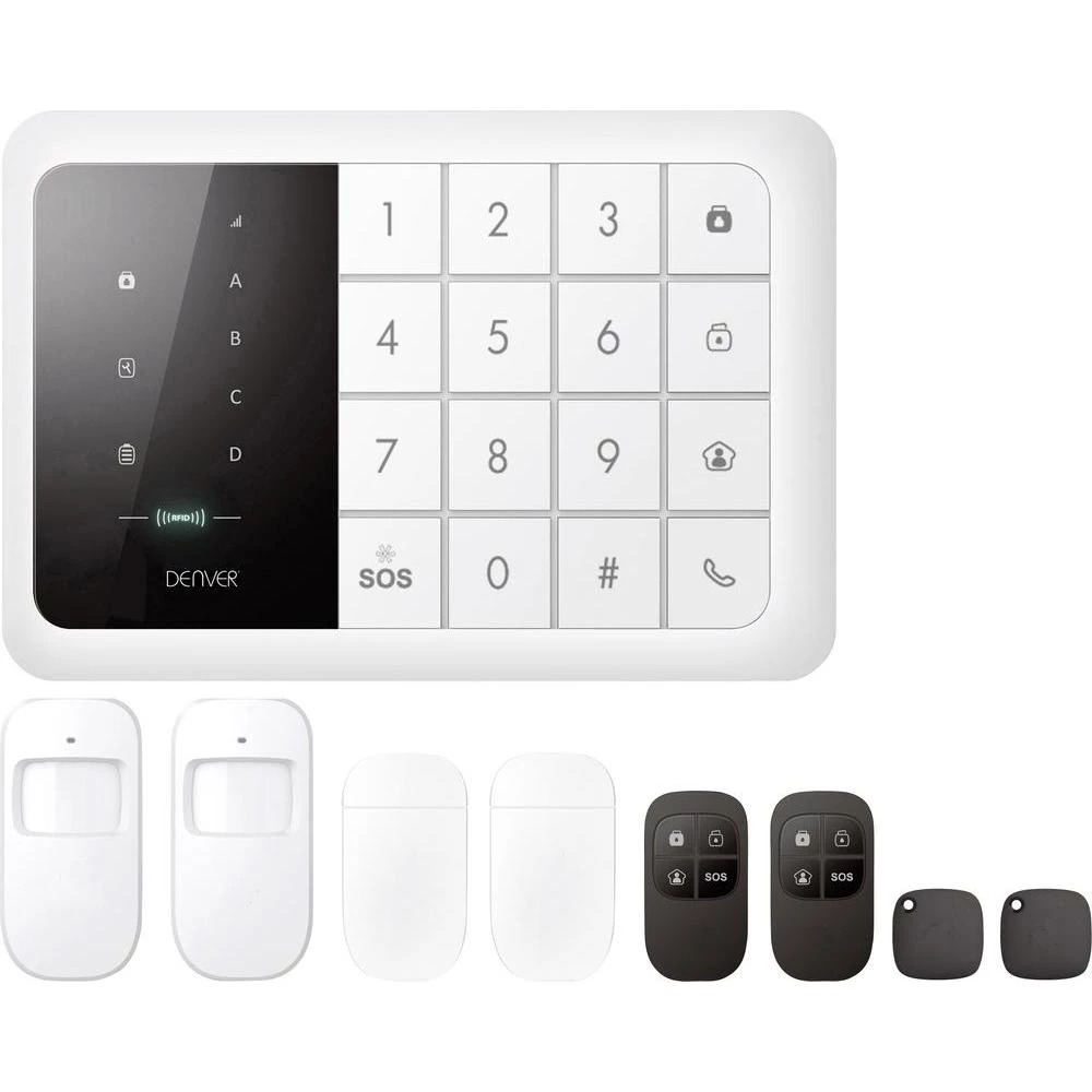Bežični set alarmnog uređaja Denver 19400000 slika